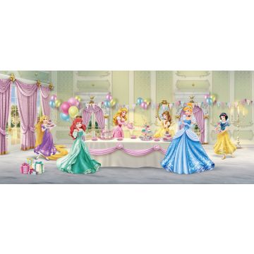 poster princesses green, pink and yellow from Disney
