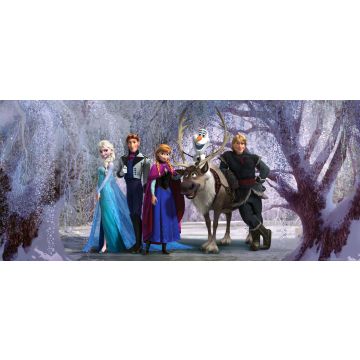 poster Frozen purple, blue and beige from Disney