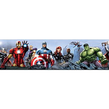 self-adhesive wallpaper border The Avengers blue, red and green from Sanders & Sanders