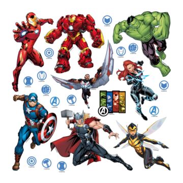 wall sticker The Avengers blue, red and green from Sanders & Sanders