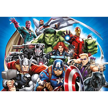 poster The Avengers blue, green and red from Sanders & Sanders