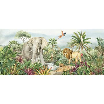poster jungle animals green from Sanders & Sanders