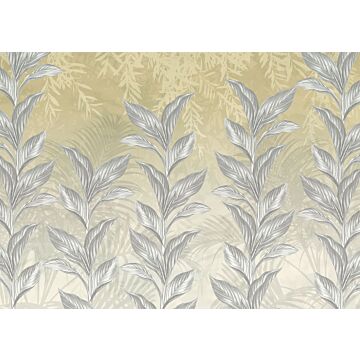 wall mural Spring Frost gray and beige from Komar