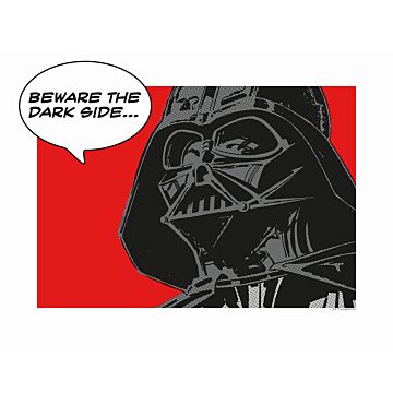poster Star Wars Classic Comic Quote Vader red and black from Komar