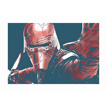 poster Star Wars Faces Kylo red and blue from Komar