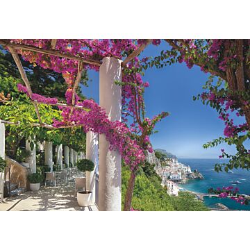 wall mural Amalfi blue, green and pink from Komar