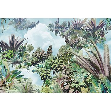 wall mural Tropical Heaven green and blue from Komar