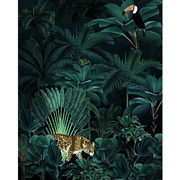 wall mural Jungle Night green from Komar