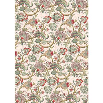 wall mural flowers green and red from Sanders & Sanders