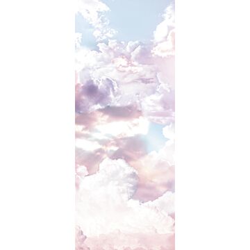 wall mural clouds panel pink and blue from Sanders & Sanders
