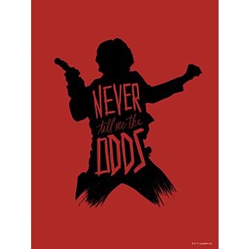 poster Star Wars red and black from Sanders & Sanders