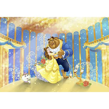 wall mural beauty and the beast blue and yellow from Sanders & Sanders