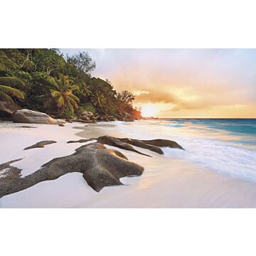 wall mural beach green, sand color and blue from Sanders & Sanders