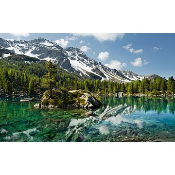 wall mural mountain magic green and blue from Sanders & Sanders
