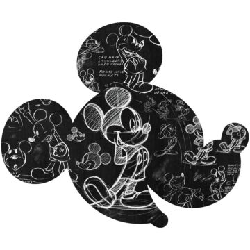 wall sticker Mickey Mouse black and white from Sanders & Sanders