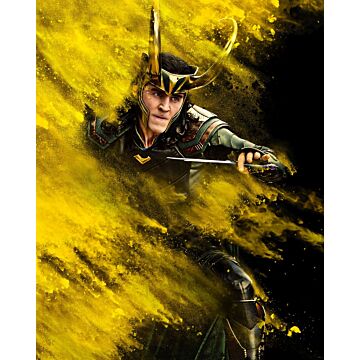 wall mural Loki misses yellow and black from Komar