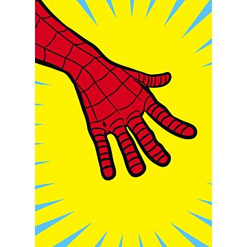 poster spider man yellow and red from Komar