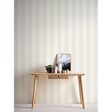 wallpaper stripes white and beige from Livingwalls