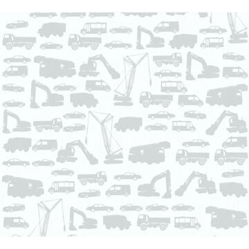 wallpaper vehicles warm gray from A.S. Création