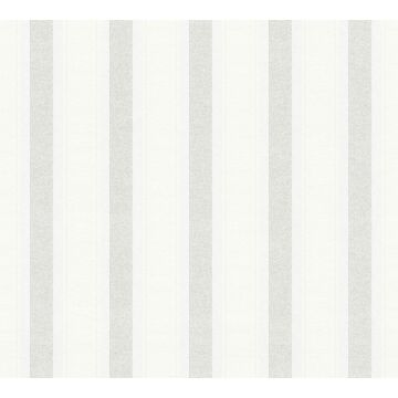 wallpaper stripes white and gray from A.S. Création