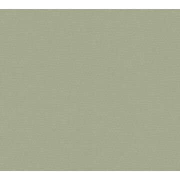wallpaper plain gray-grained olive green from A.S. Création