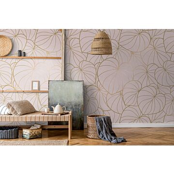 wall mural jungle pink from One Wall one Role