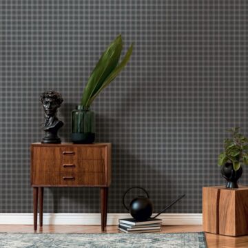 wallpaper figurative design gray, brown, black and white from Livingwalls